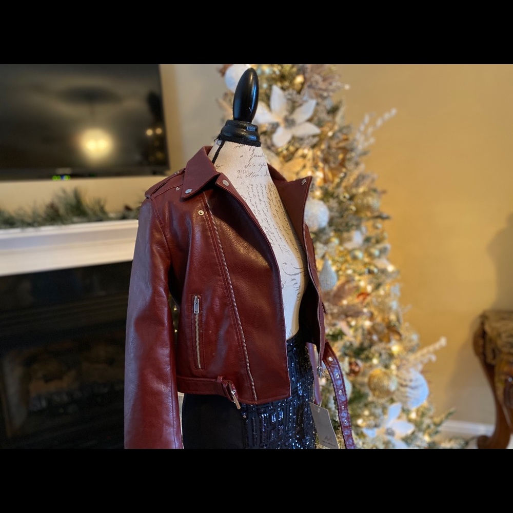 NEW Lika Rulla Leather Jacket - Picture 2 of 6